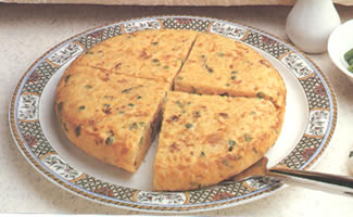 Tortilla paisana - boerentortilla (tapas)